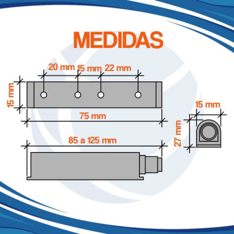 Expulsor Simple Push Open Pl Stico Gris Mueble Puerta Mundocima