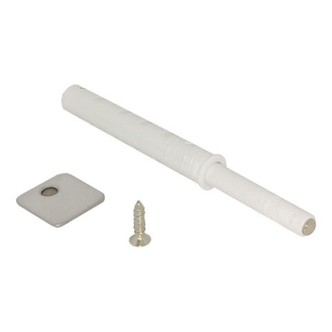 Sistema Push Open Para Puerta Embutir 70 Mm Blanco Plástico Mundocima