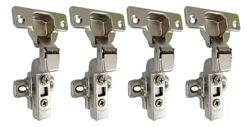 Pack 4 Bisagra Push Codo 18 Cazoleta 35 Mm Puerta Hafele