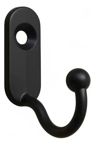 Perchero Mini De Pared Para Recibidor Cocina Y Llaves Negro