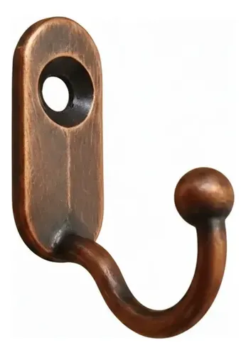Perchero Mini De Pared Para Recibidor Cocina Y Llaves Cobre Viejo